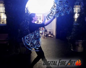 Digital Fire Poi Performers with www.wedding-entertainment.ie